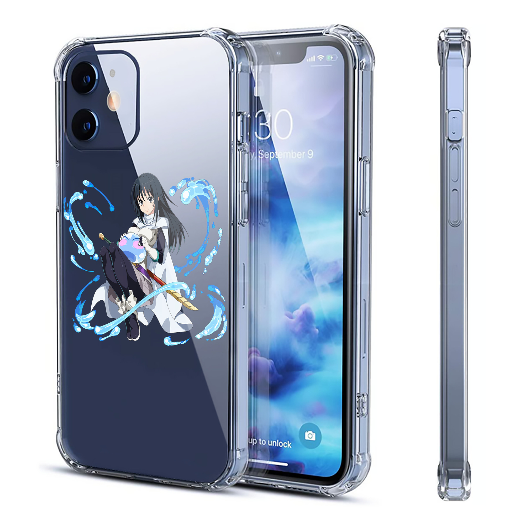 （画像用） 転スラ Regarding Reincarnated to Slime 【iPhone 12シリーズ対応】透明スマホケース（クリアソフトケース）